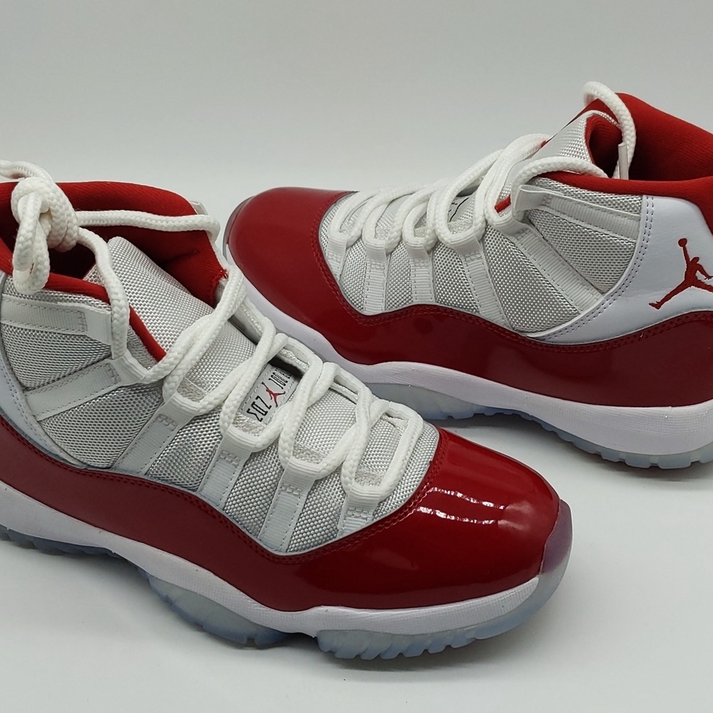 Retro Jordan 11s cherry red